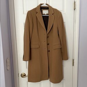 Banana Republic Women's Tan Pea Coat